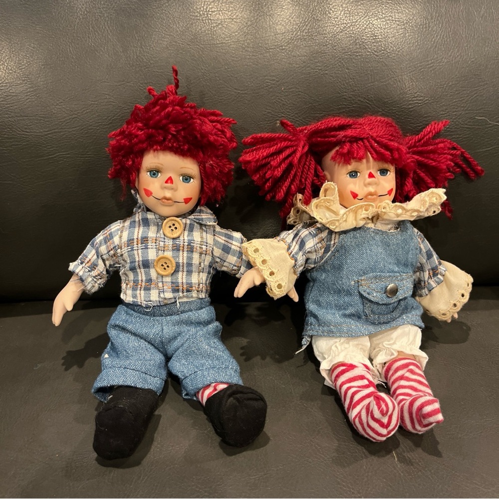 Antique dolls The Broadway collection boy and girl.